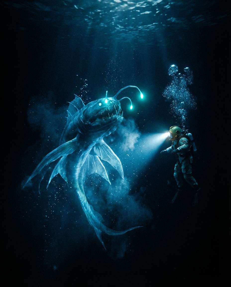 underwater abyss encounter photo