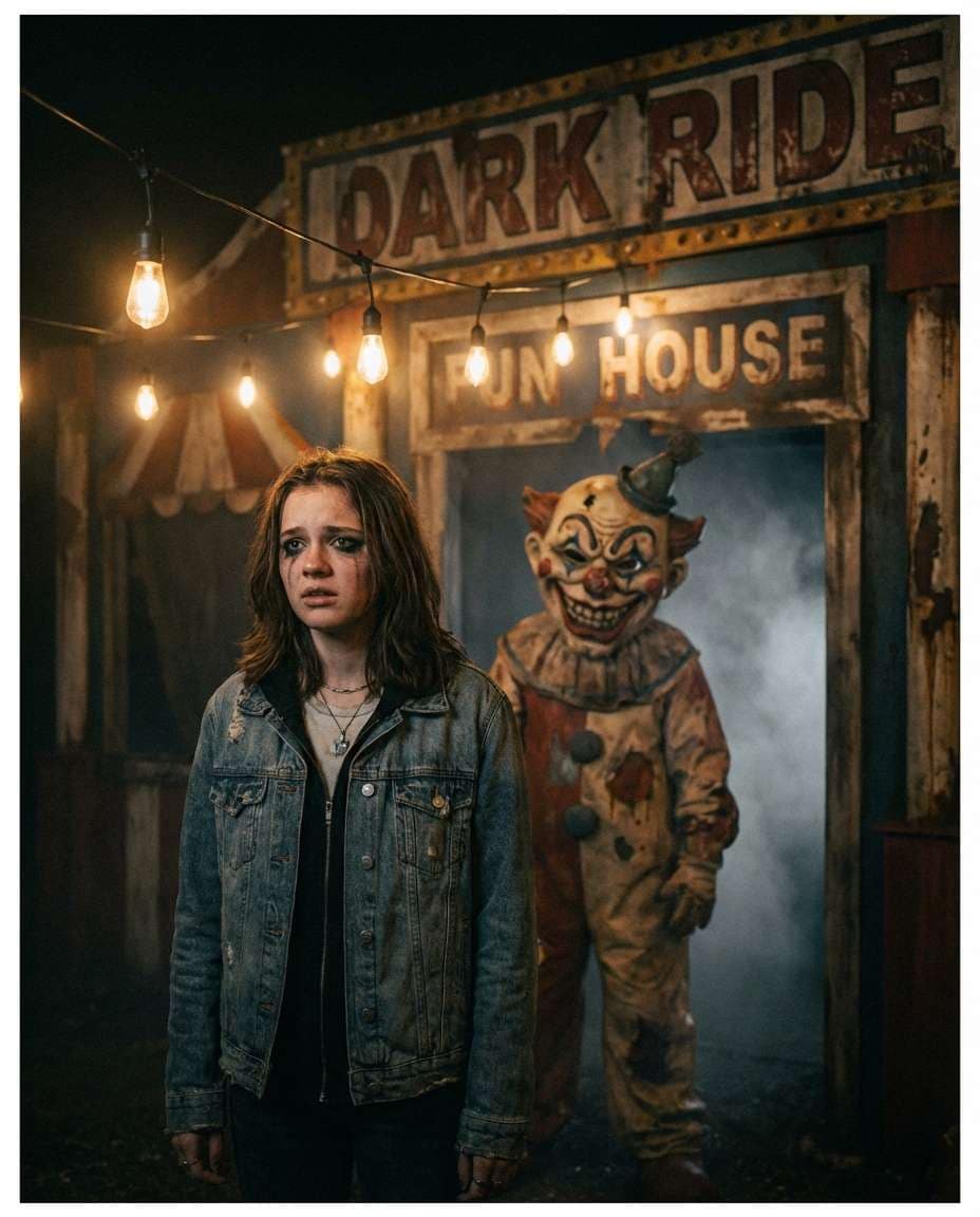 cursed fairground mascot photo