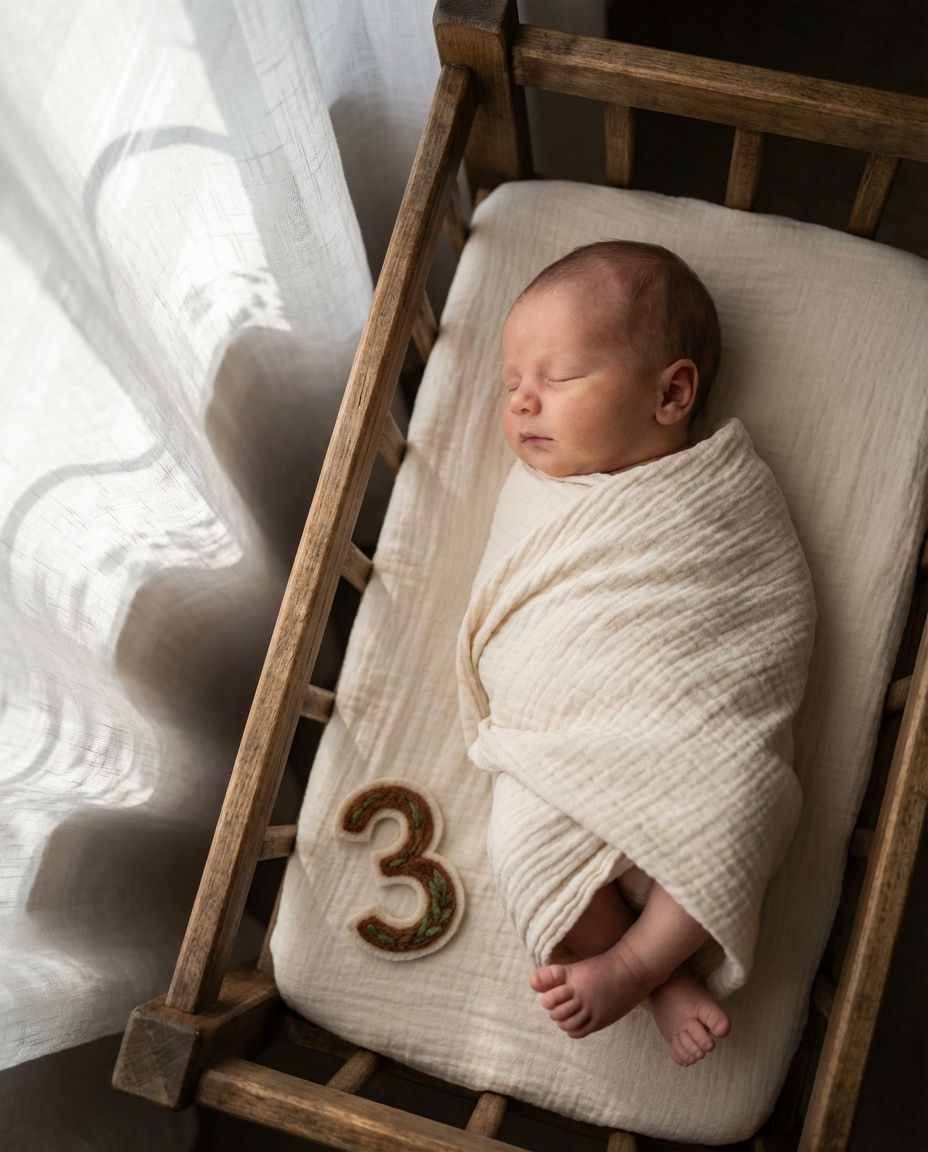 nursery crib angle photo