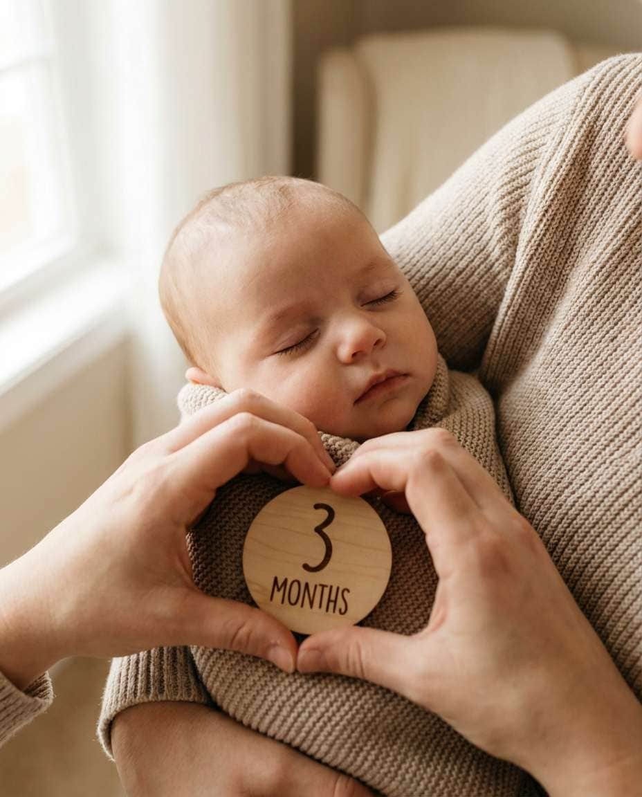 parent hands heart photo