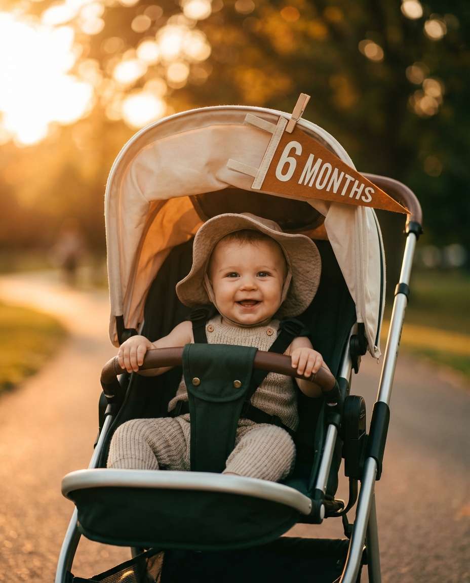 golden hour stroll photo