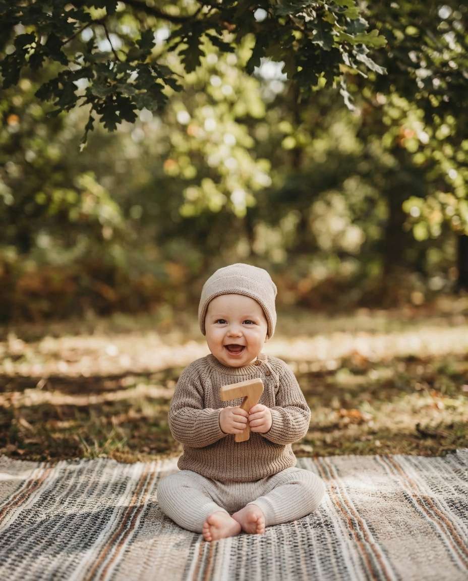 month 7 outdoor blanket photo