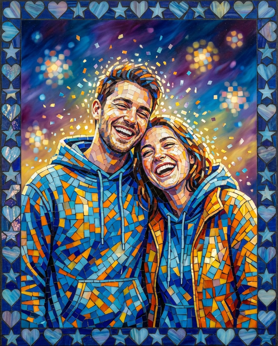 festival couple photo