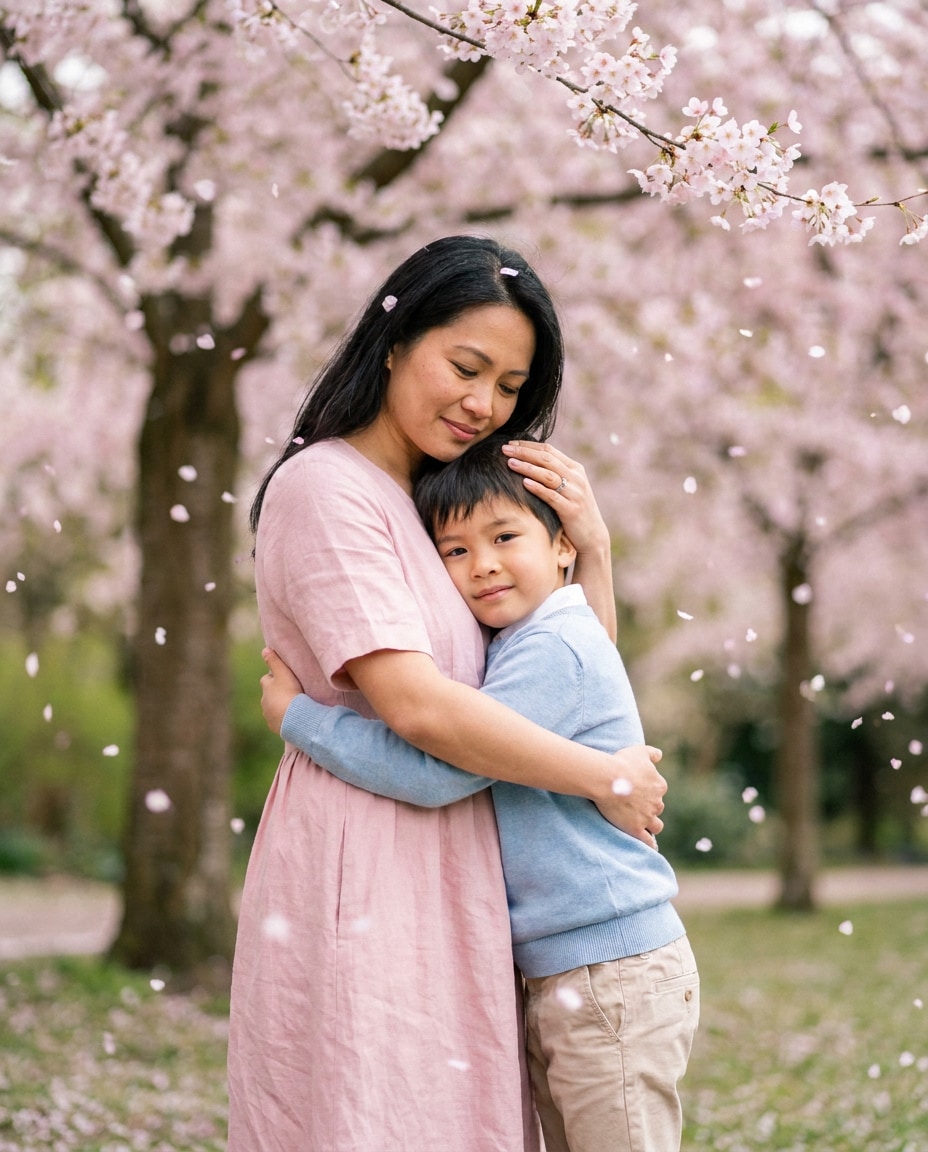 cherry blossom path photo