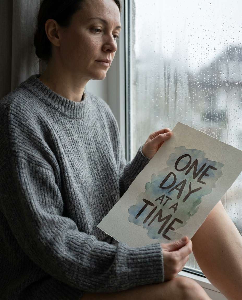 rainy day reflection photo