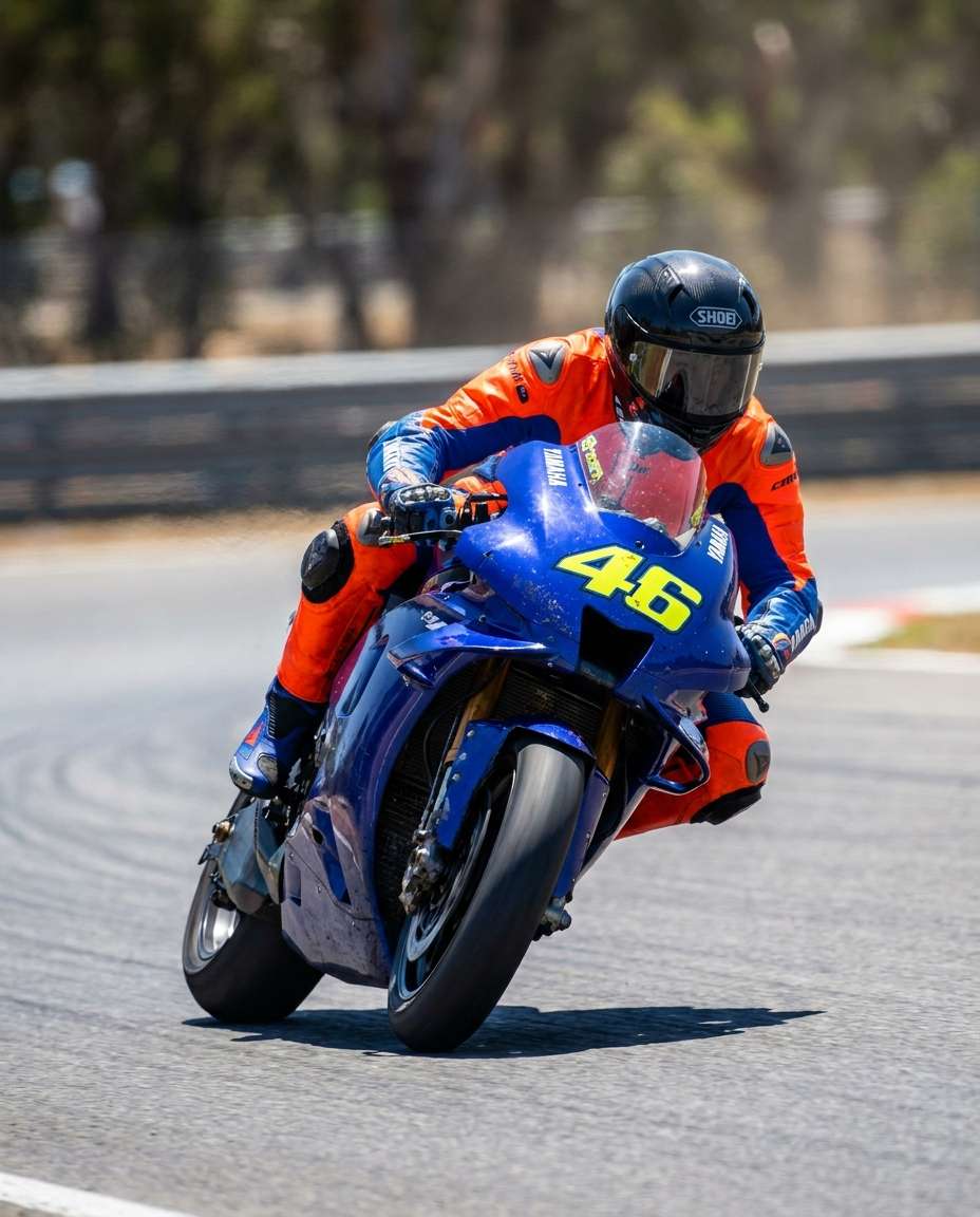 track day speed blur photo