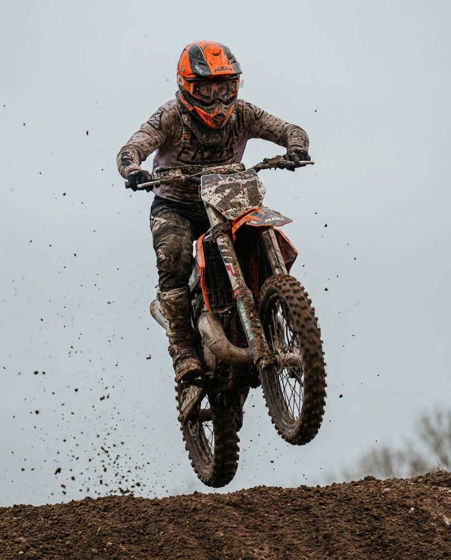 mud jump dirt bike photo