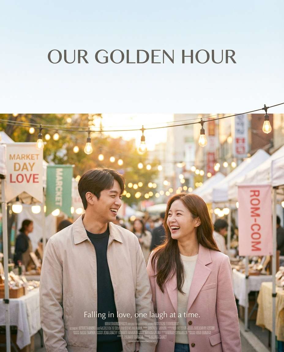 romcom golden hour photo