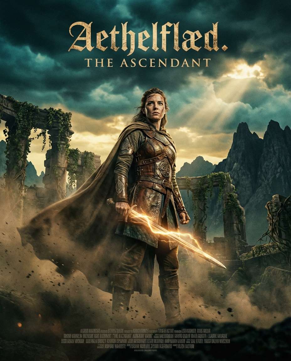 epic fantasy hero shot photo