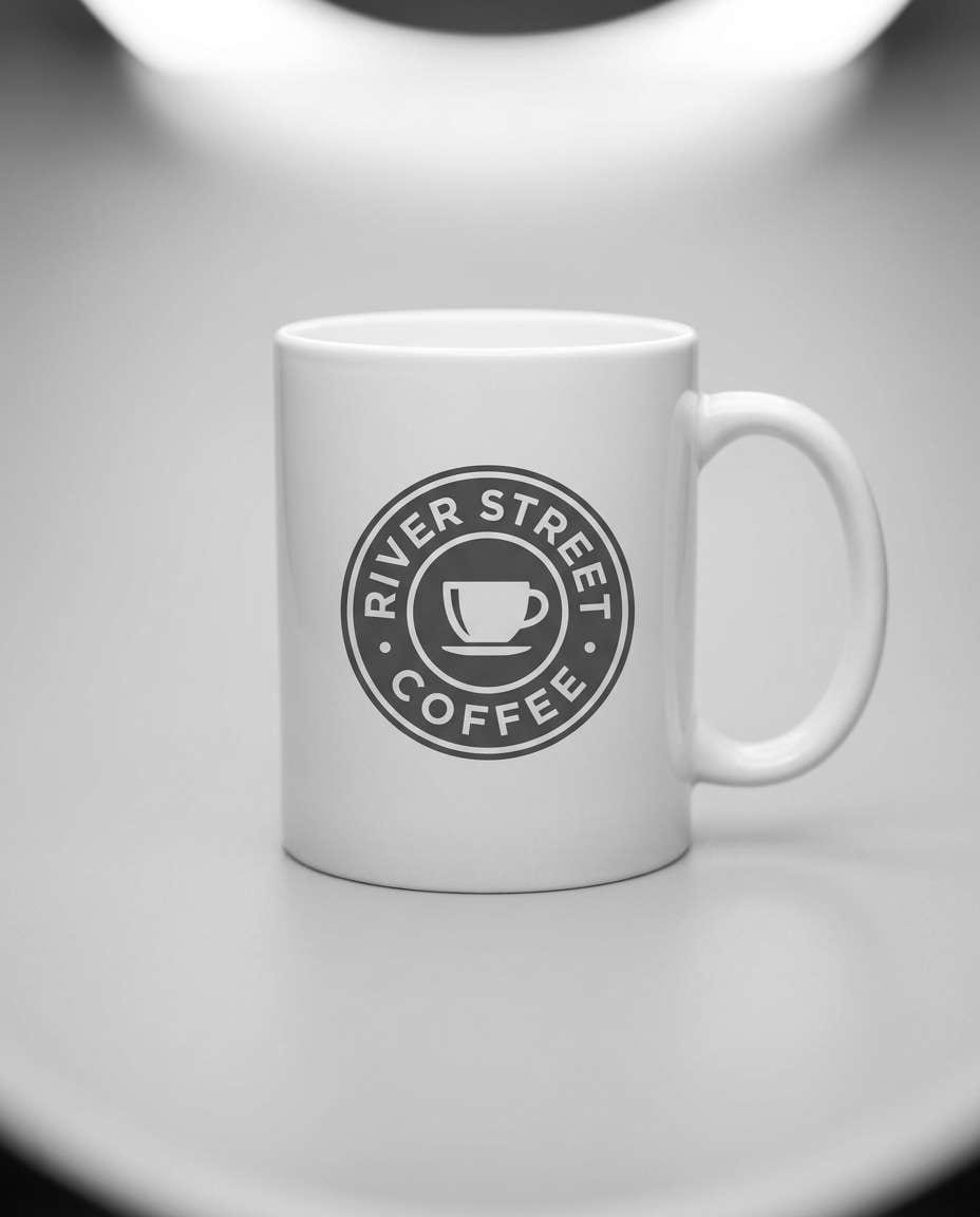 coffee shop logo badge photo