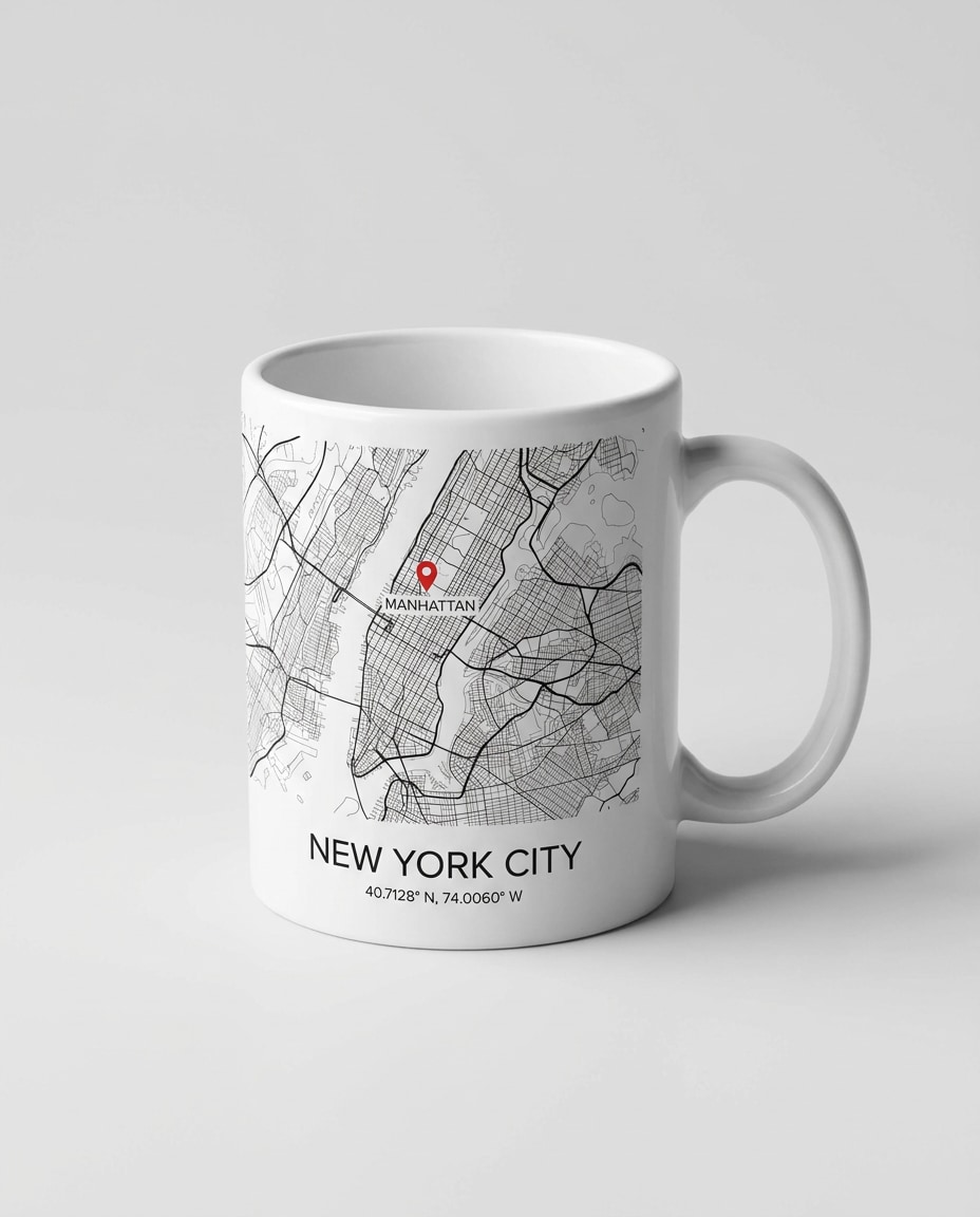travel city map wrap photo
