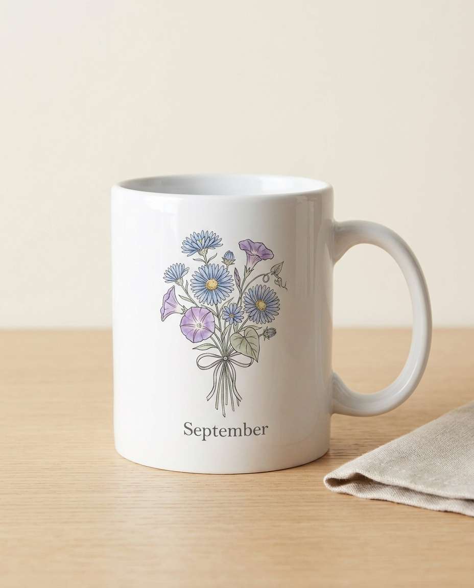 birth flower bouquet photo