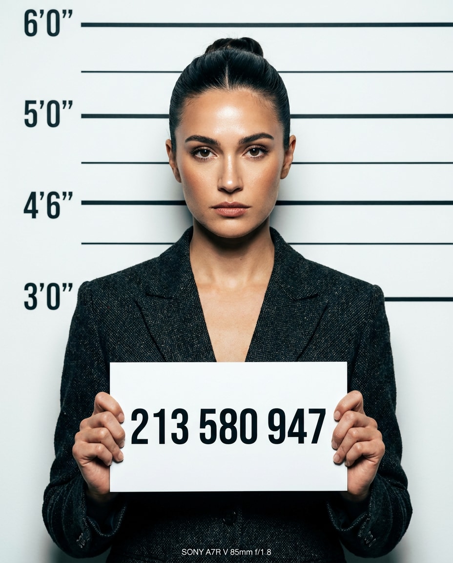 high fashion arrest photo