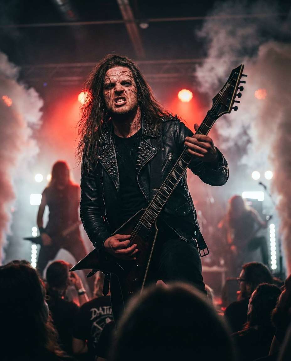 metal guitar hero photo