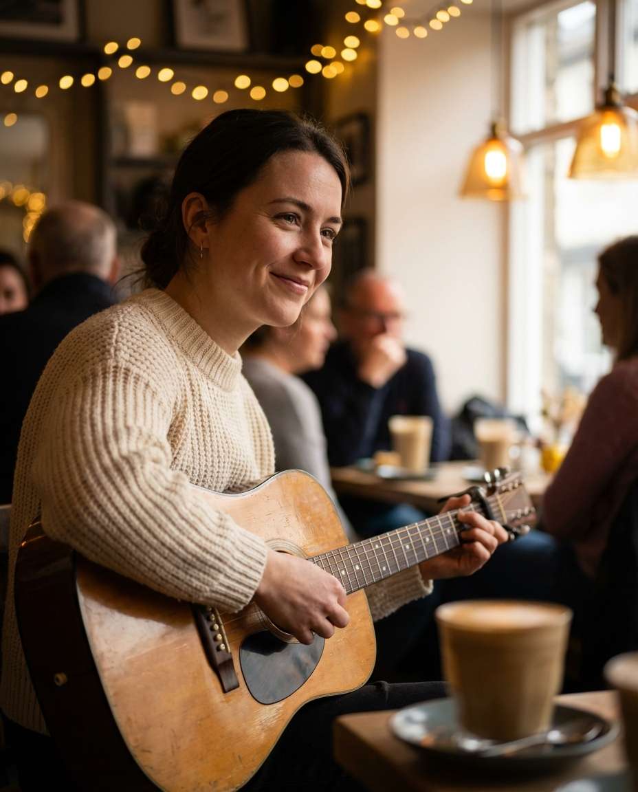 acoustic cafe set photo