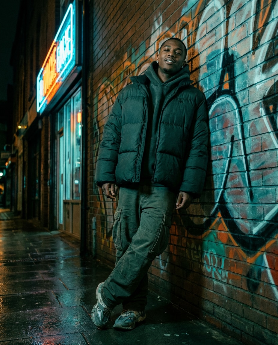 rapper street portrait photo