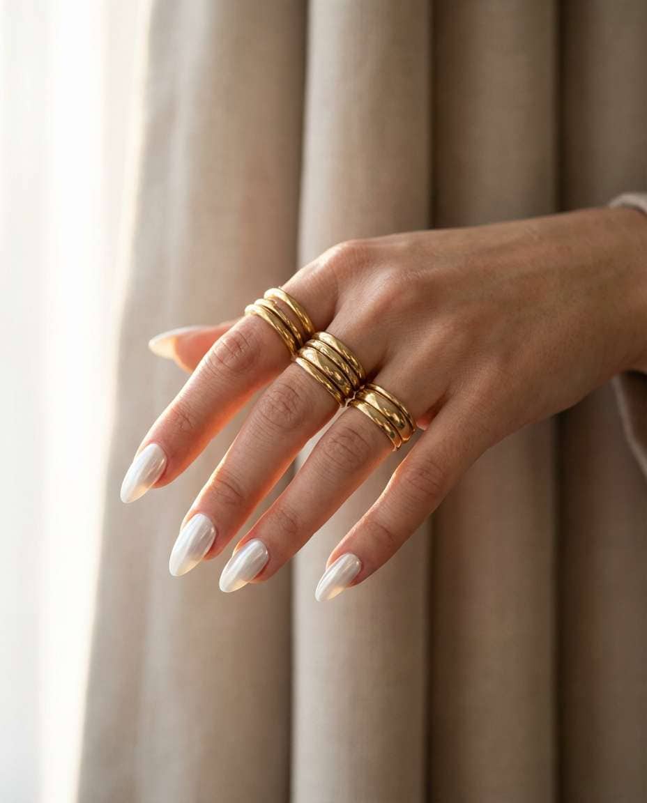 hand jewelry stack photo