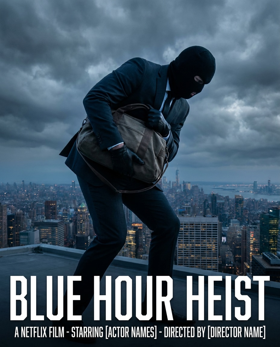 blue hour heist photo