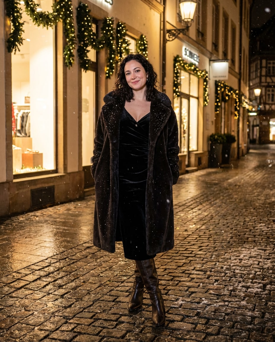 winter fur stroll photo