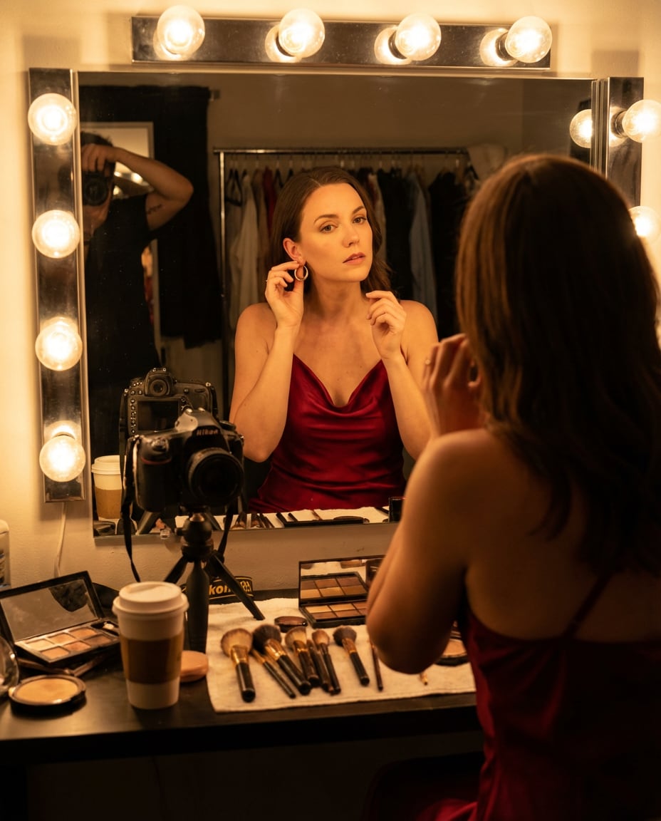 backstage dressing room photo