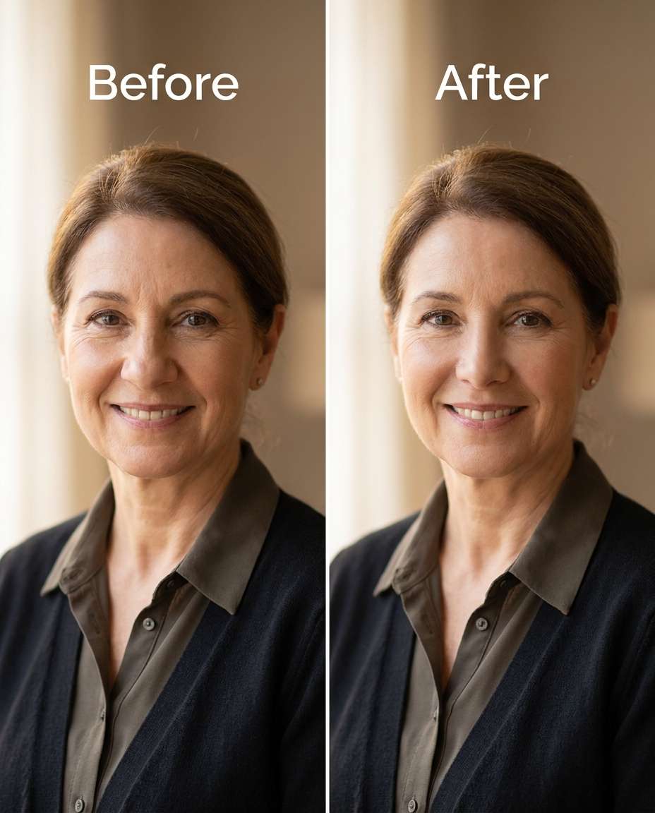 mature portrait subtle photo