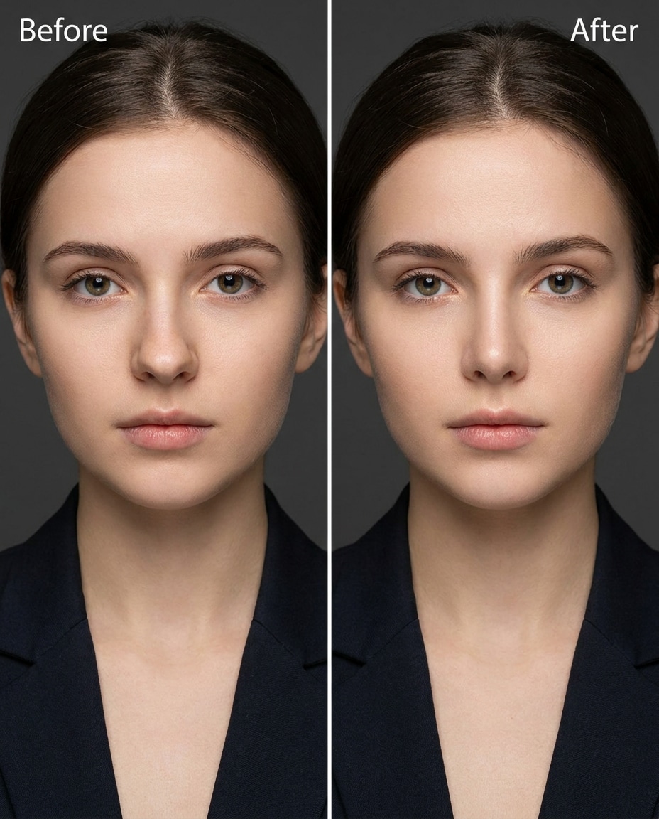 asymmetry fix photo