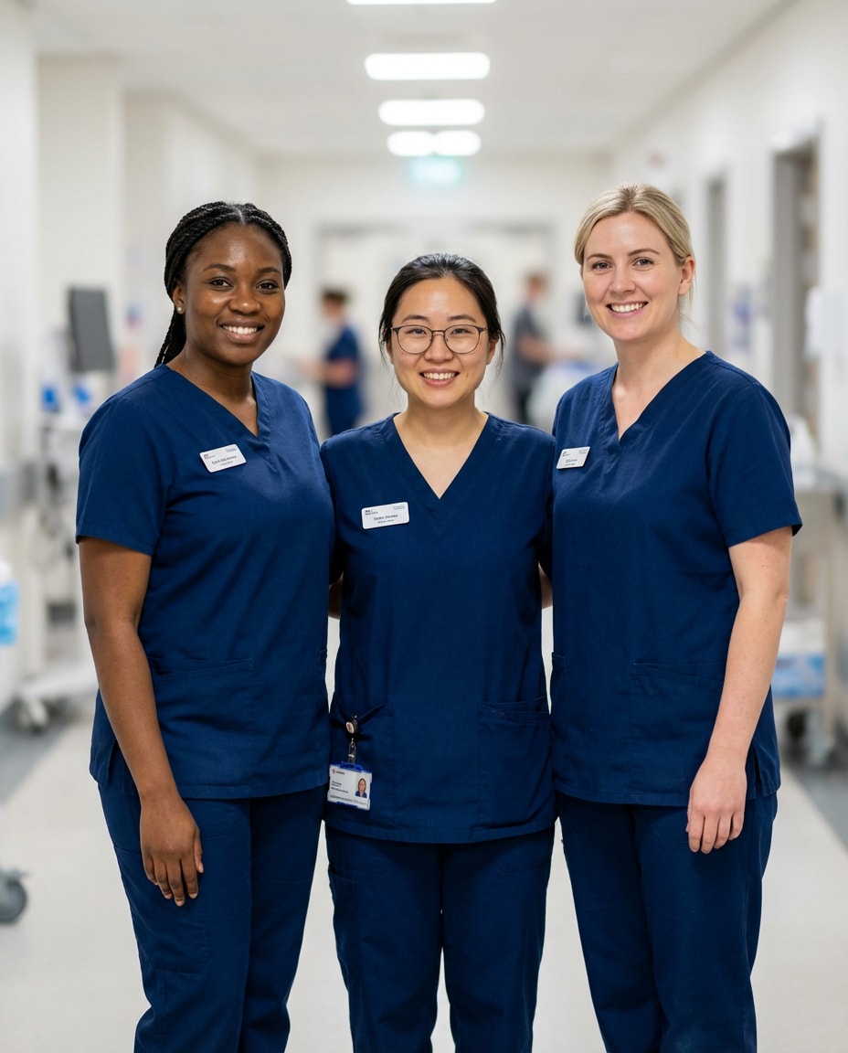 diverse team portrait photo