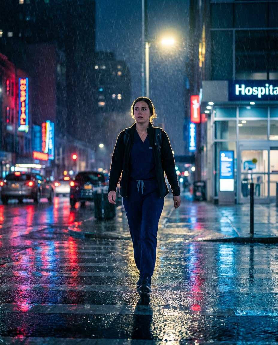 neon night city photo