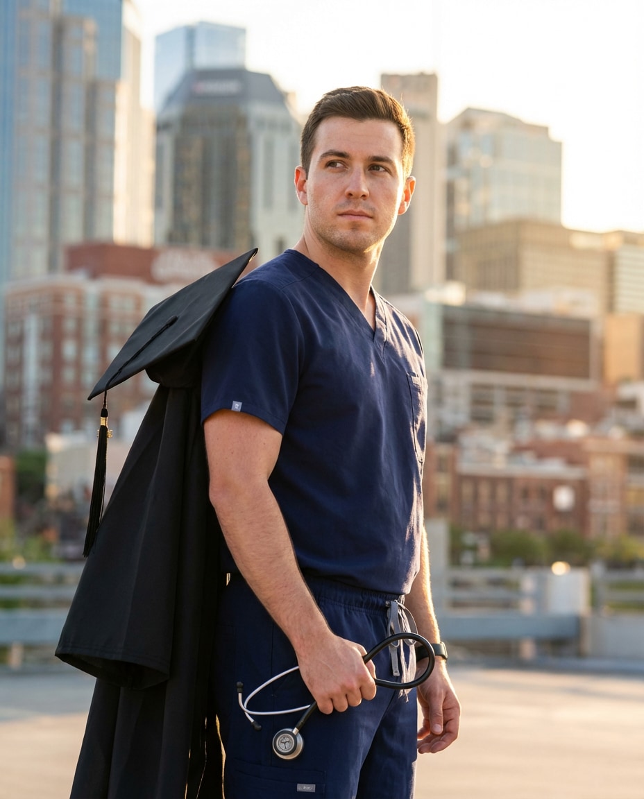 male nurse portrait photo