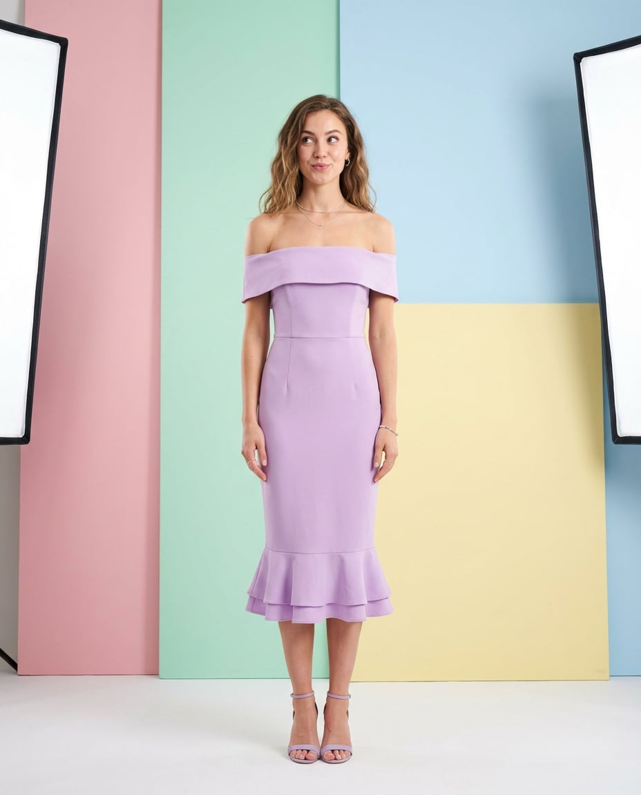 pastel studio colorblock photo
