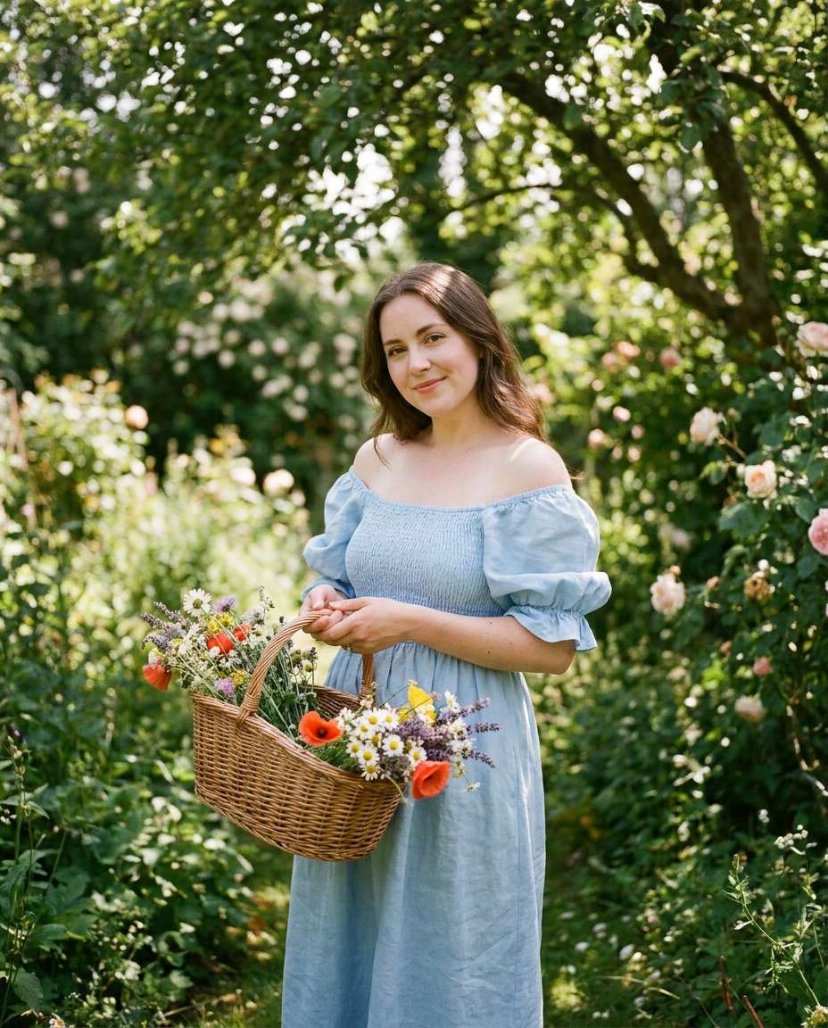 cottagecore garden photo