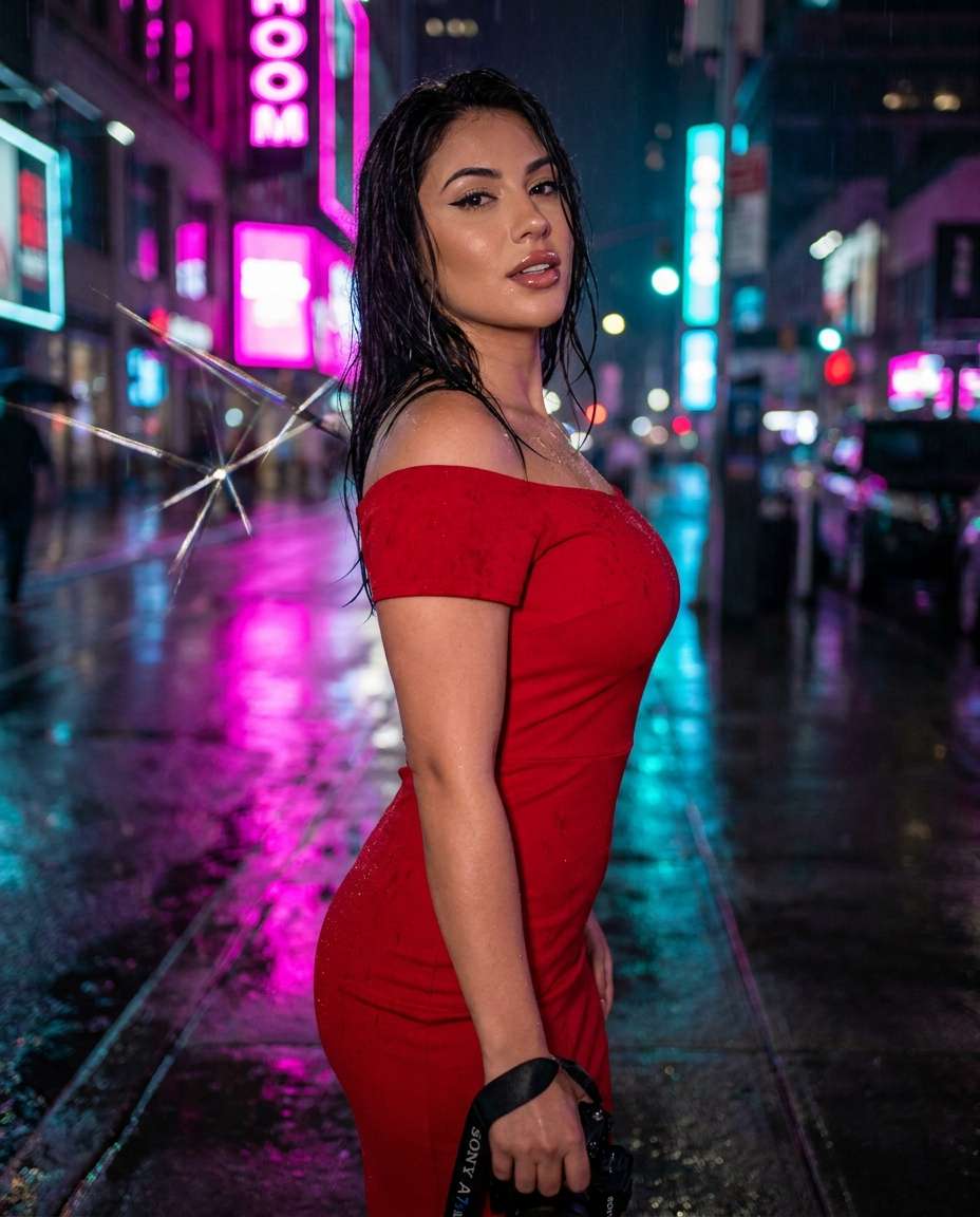 night city neon photo