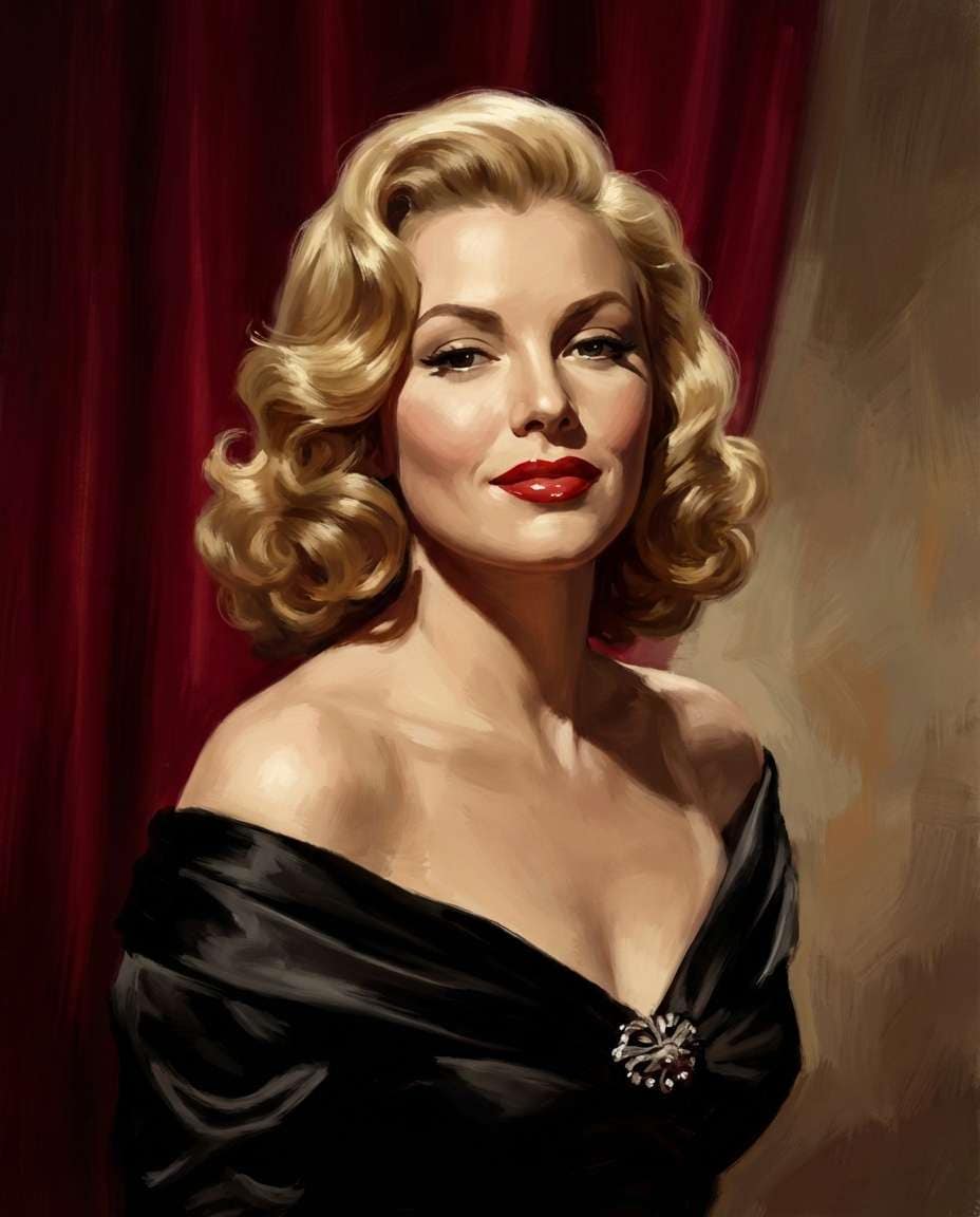 vintage hollywood glam photo