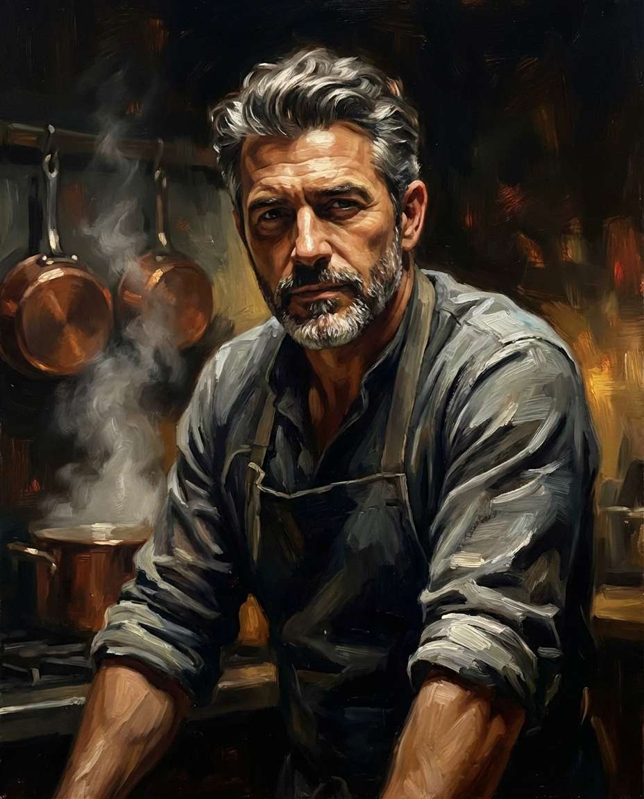 chef kitchen drama photo