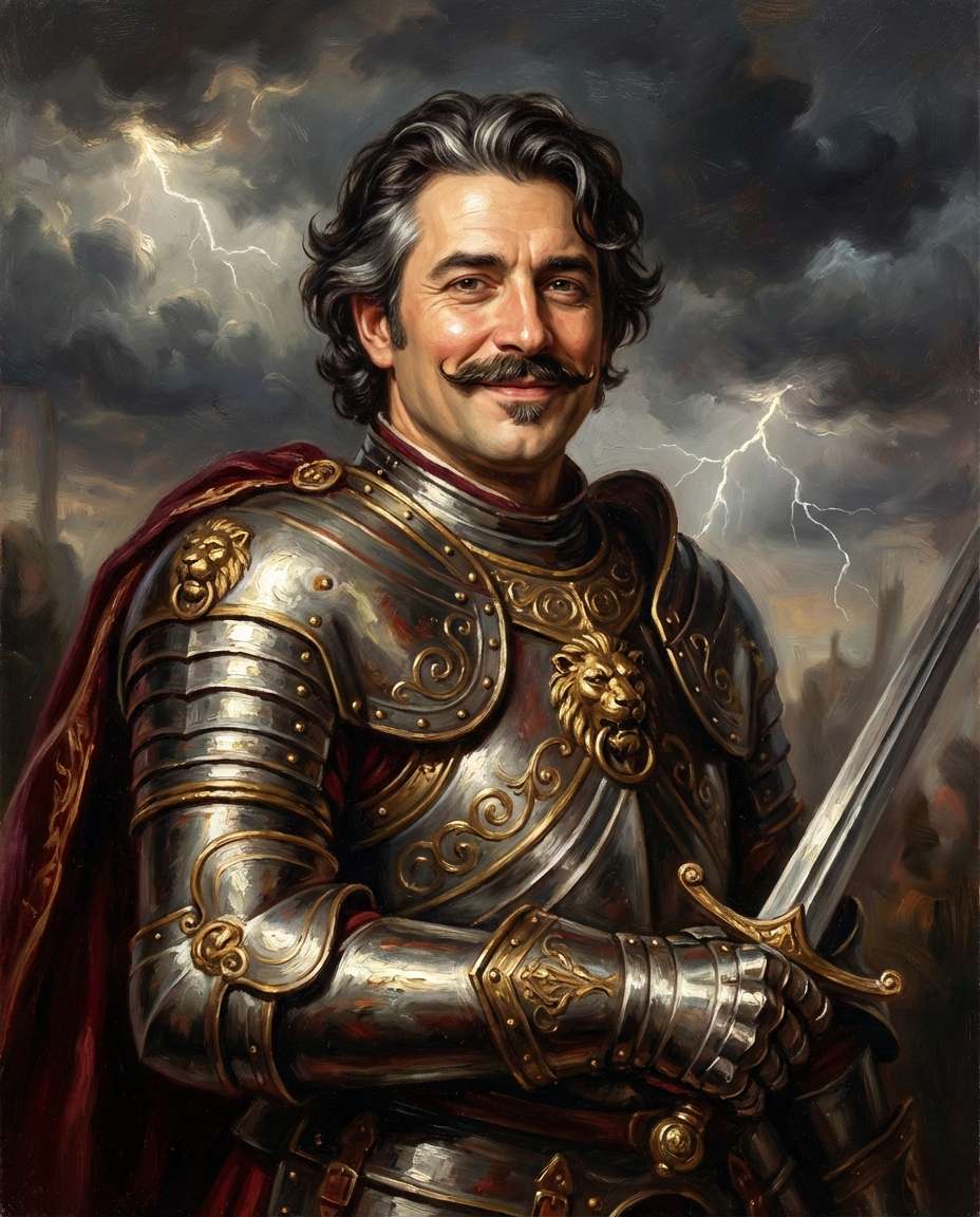 fantasy knight portrait photo