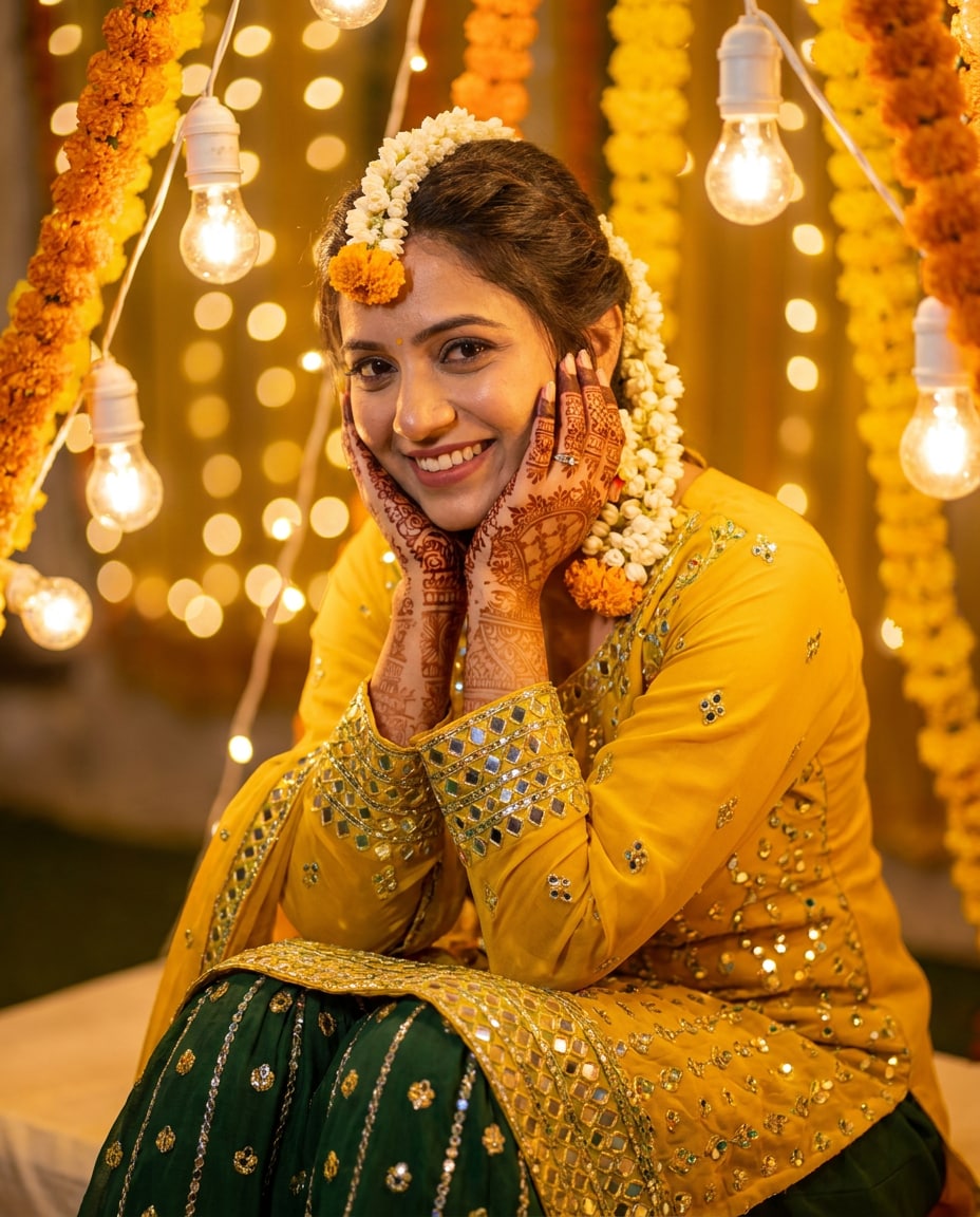mehndi night sparkle photo