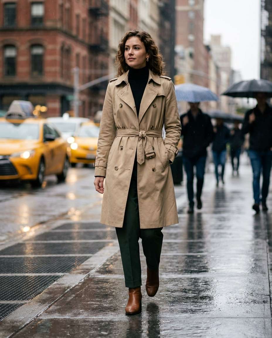 city trench balance photo