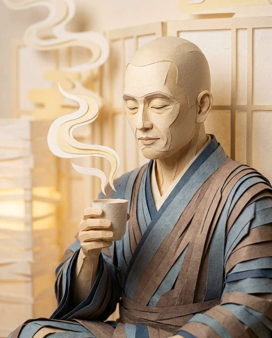 meditative tea ceremony photo