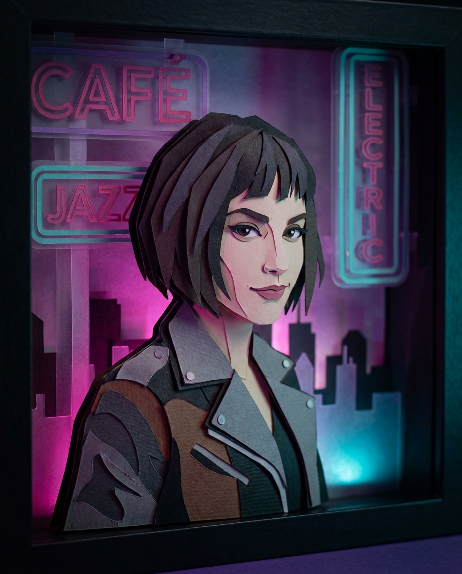 night city neon photo