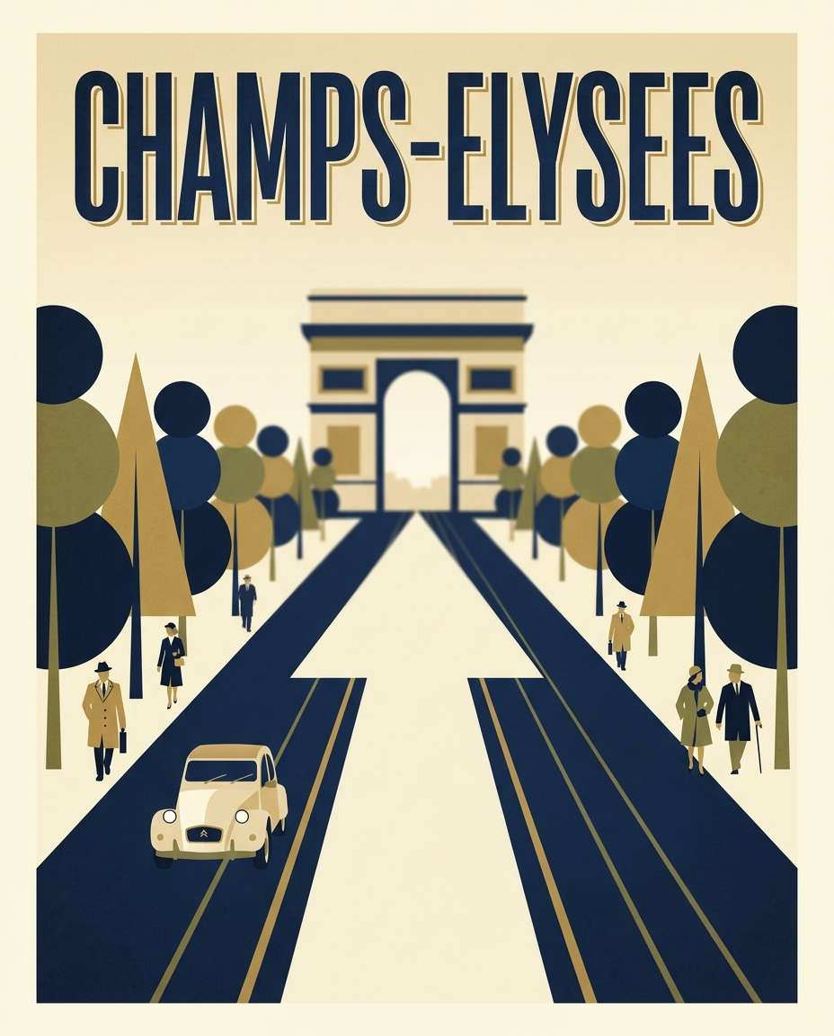 champselysees stroll photo