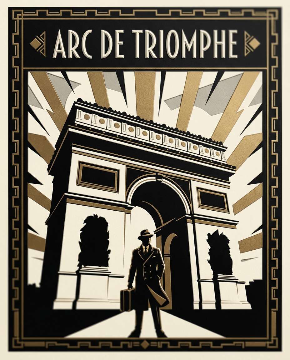 arc de triomphe deco photo