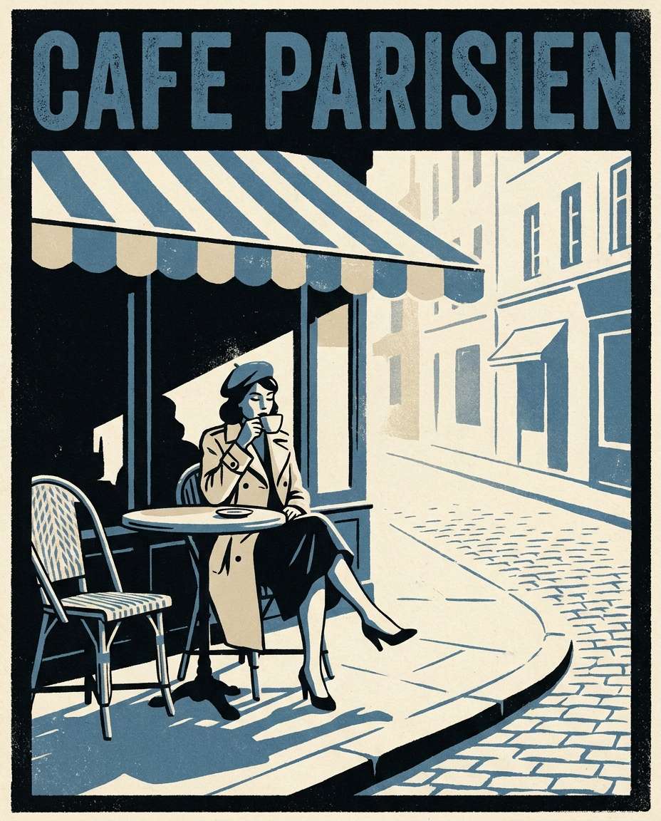 cafe terrace mood photo