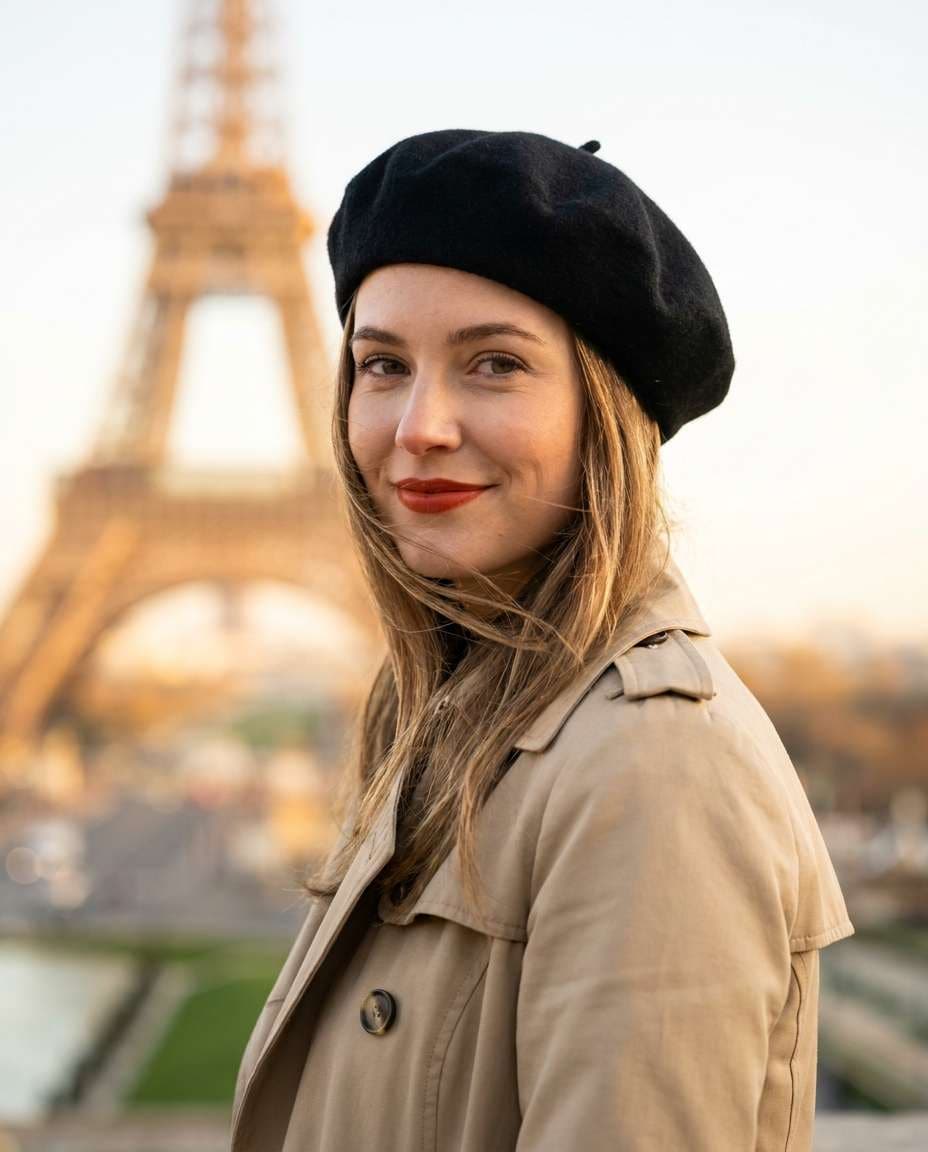 eiffel golden hour photo