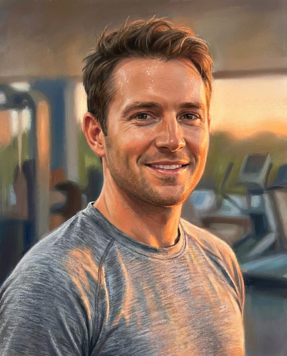 soft athletic afterglow photo