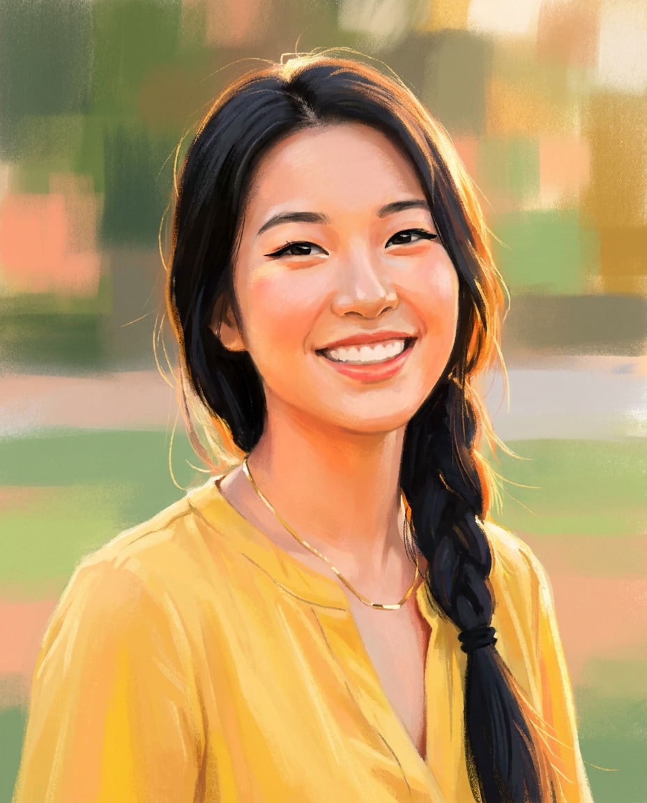 golden hour smile photo