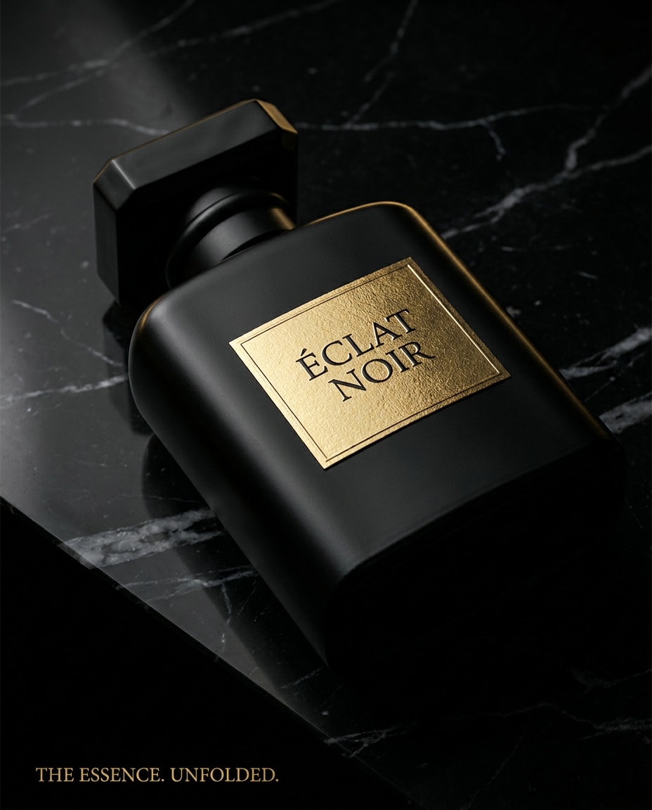 matte black noir bottle photo