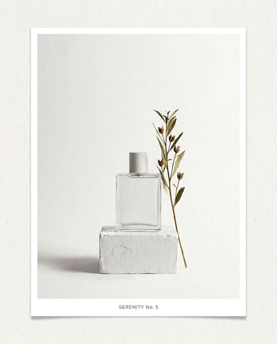 minimal white pedestal photo