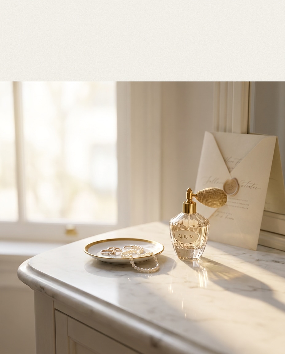 on a marble vanity photo