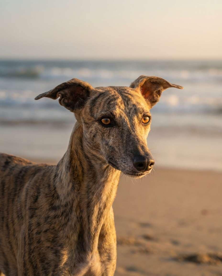 beach wind portrait photo