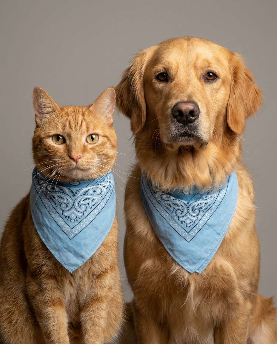 two pets best friends photo